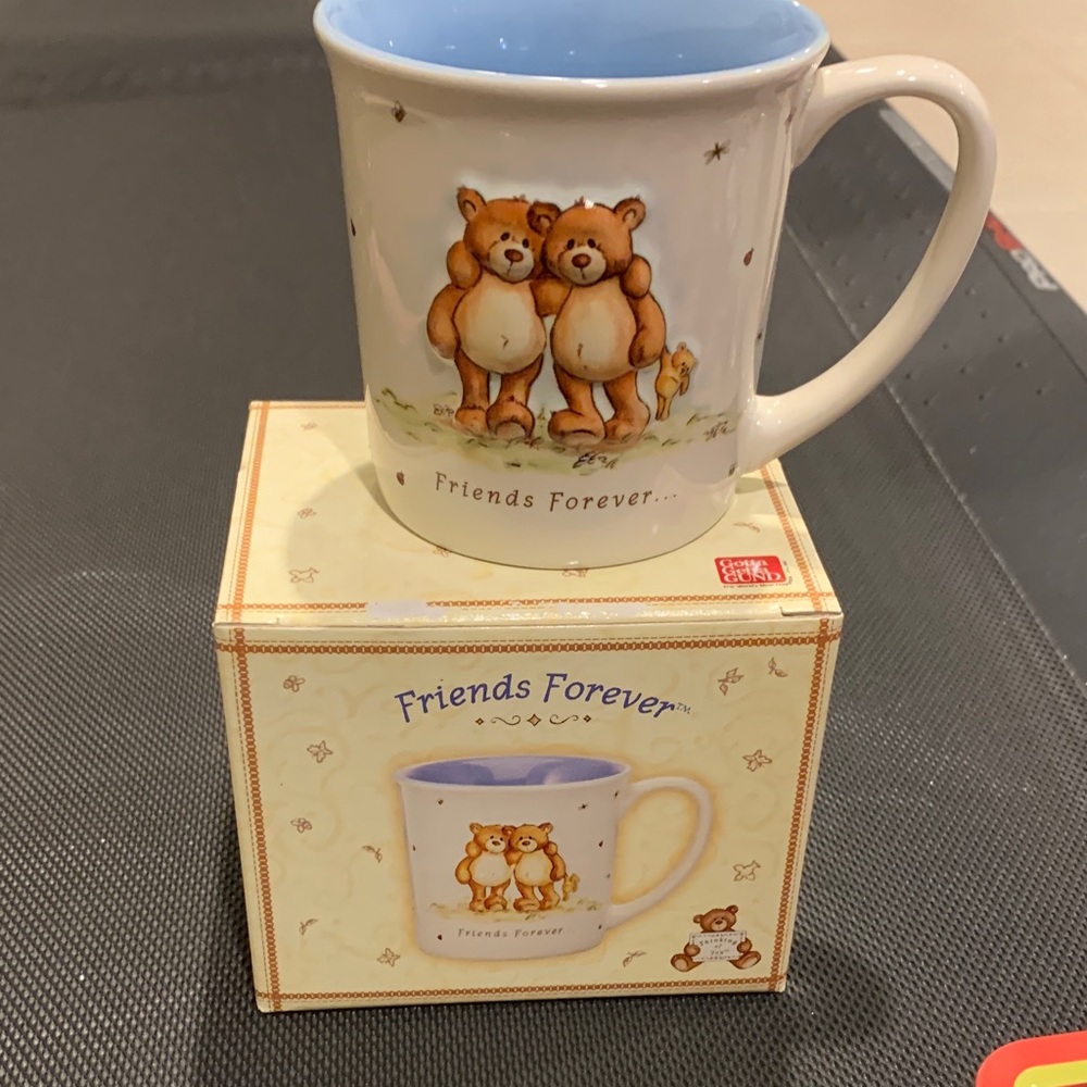Gund Friends Forever Bear Mug NWT